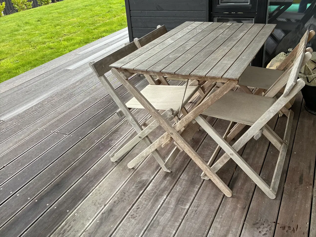 Billede 1 - Børge Mogensen havebord & 4 stole