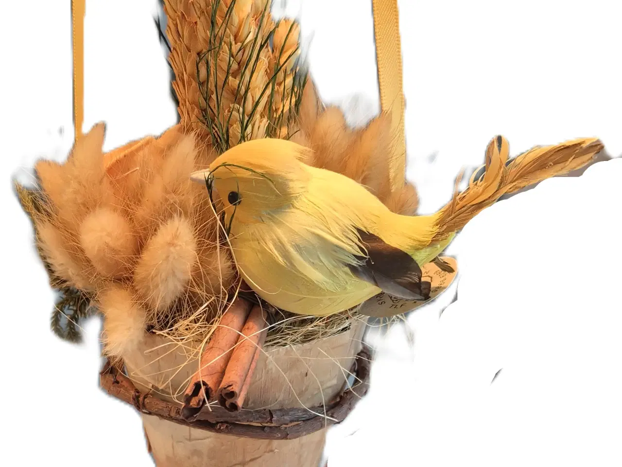 Billede 1 - Smukt unikt påskekræmmerhus med naturpynt