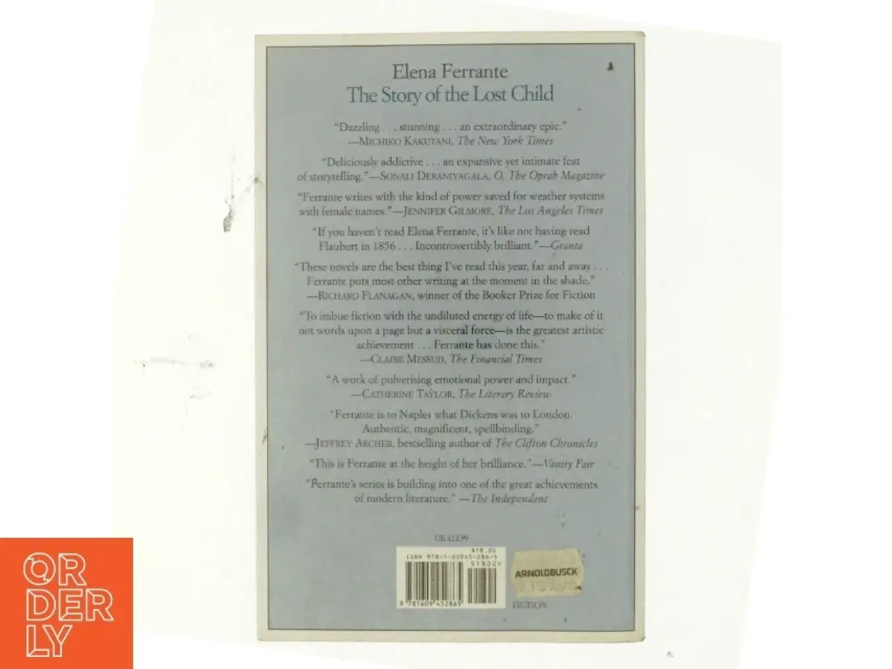 Billede 3 - The story of the lost child : maturity, old age af Elena Ferrante (Bog)