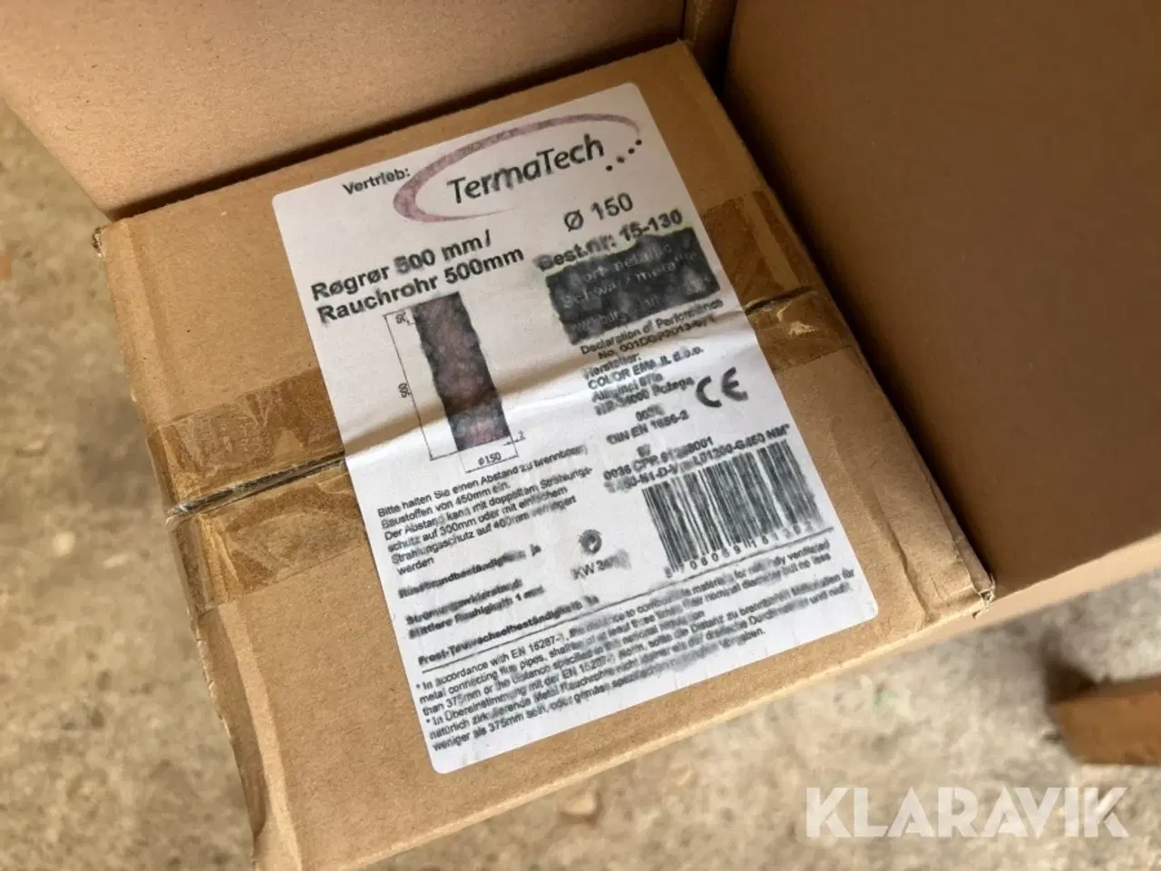 Billede 5 - Skorstenssæt Termatech vægmonteret