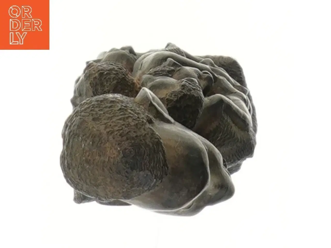 Billede 2 - Træskulptur af mennesker (str. 24,5 cm)