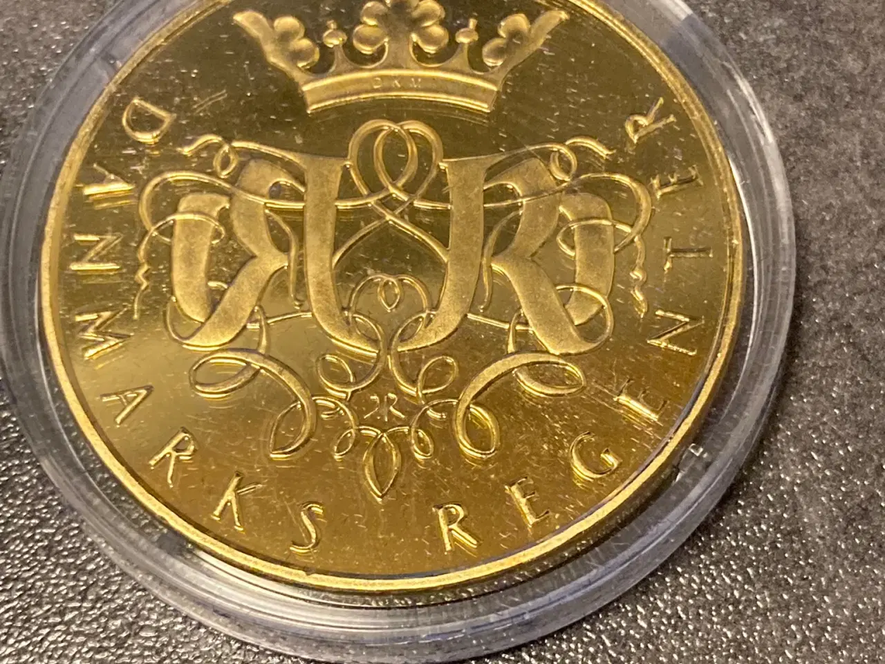 Billede 2 - Guld-mønt Dronningens 70 års fødselsdag