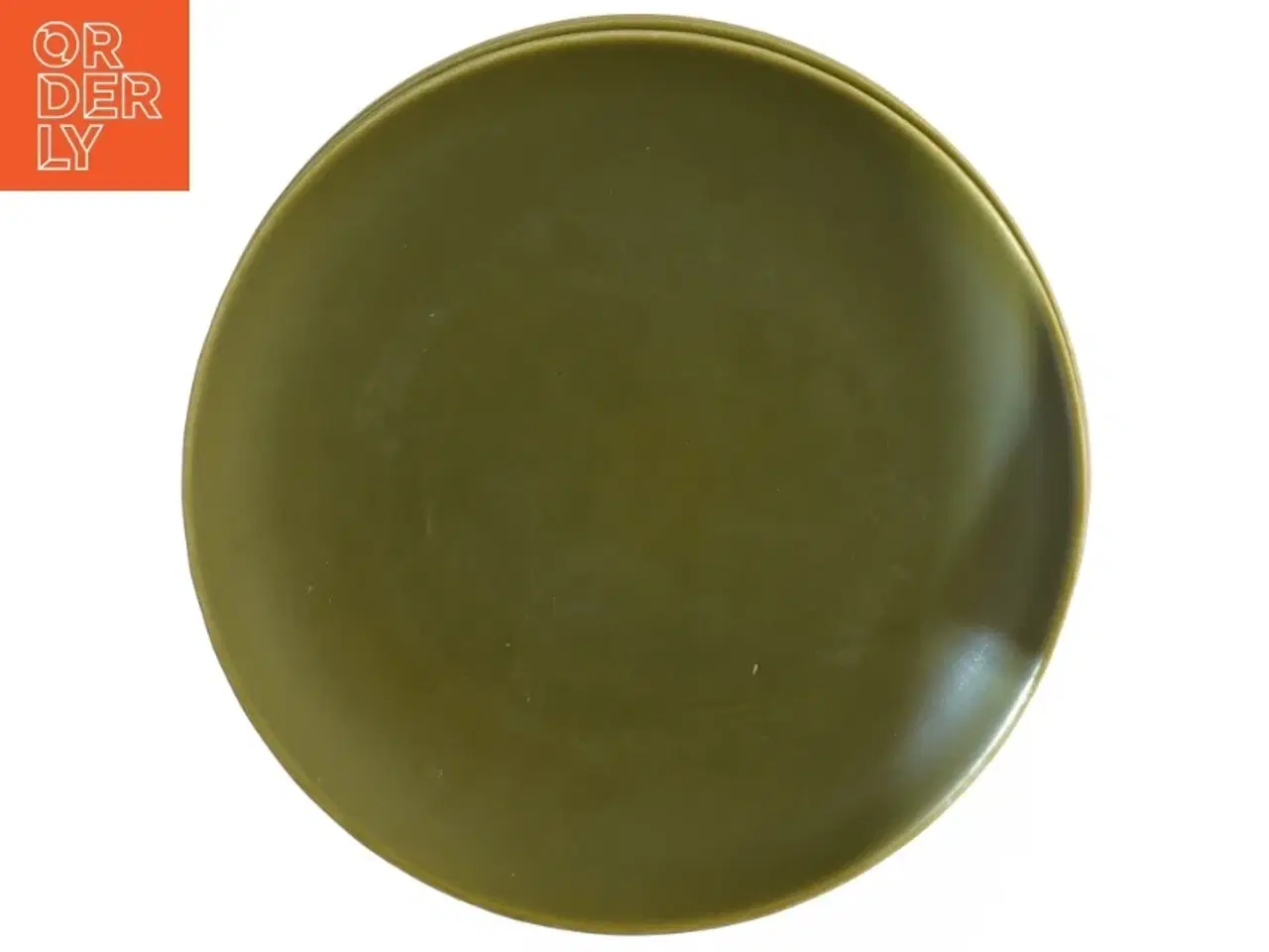 Billede 2 - Grønne frokoststallerkener, Ø 20 cm (str. Ø 20 cm)