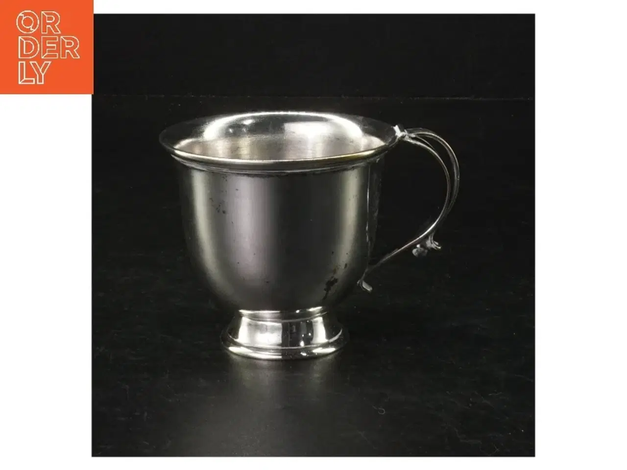 Billede 1 - Forsølvet barne krus. (str. H. 6,5 cm. ø. 8 cm)