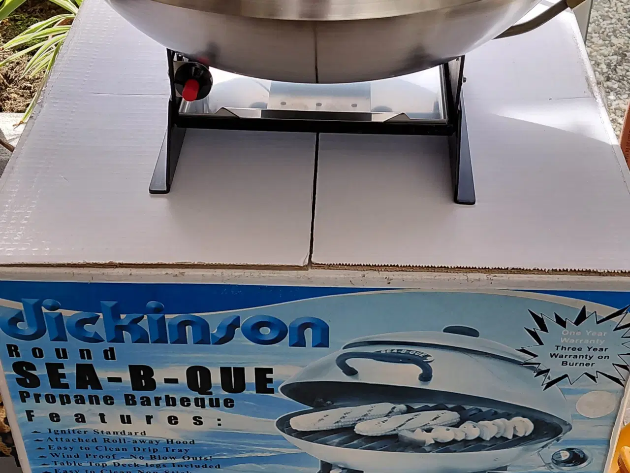 Billede 3 - Dickinson rustfri gasgrill Sea-B-Que