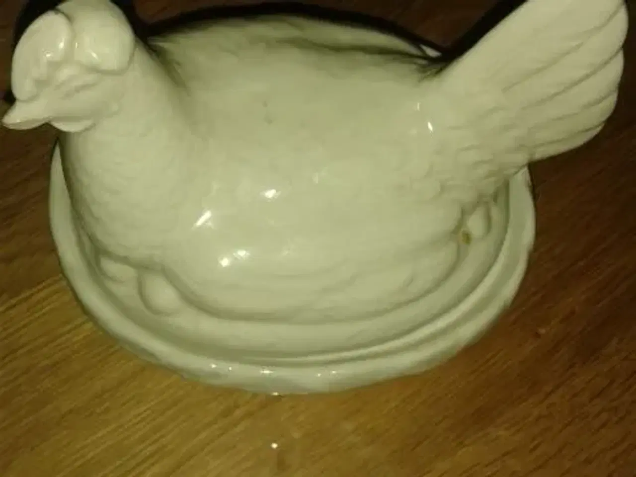 Billede 1 - porcelæns høne