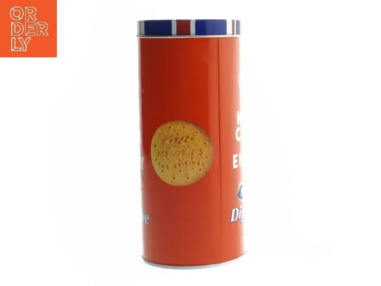 Billede 2 - Opbevaringsdåse McVitie's Digestive (str. Ø 8,5 cm længde 19 cm)