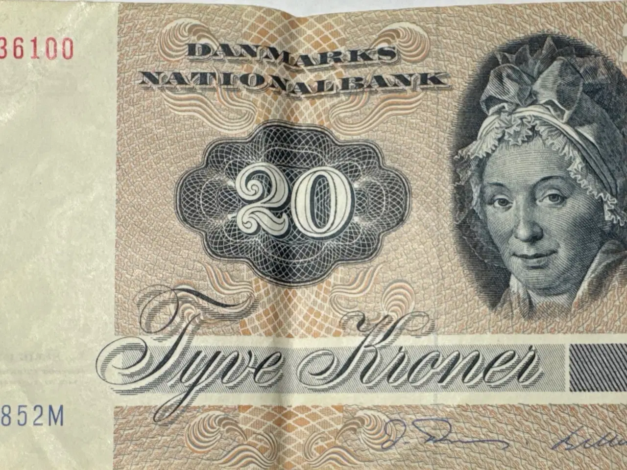 Billede 1 - 20 krone, 1985, Gråspurve, C5, 1+