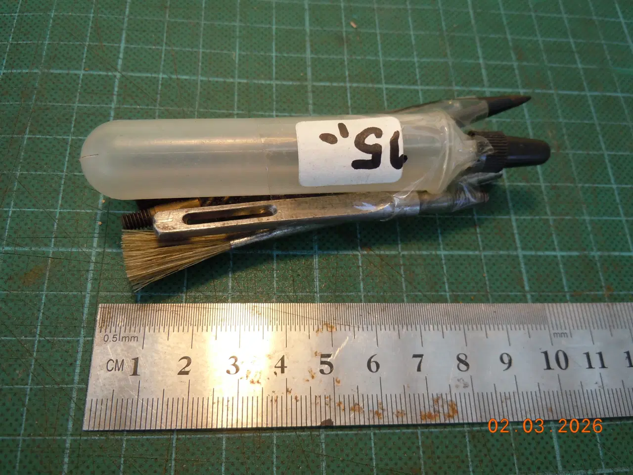 Billede 7 - rensesnor, laderammer og børster til gevær 1953/17