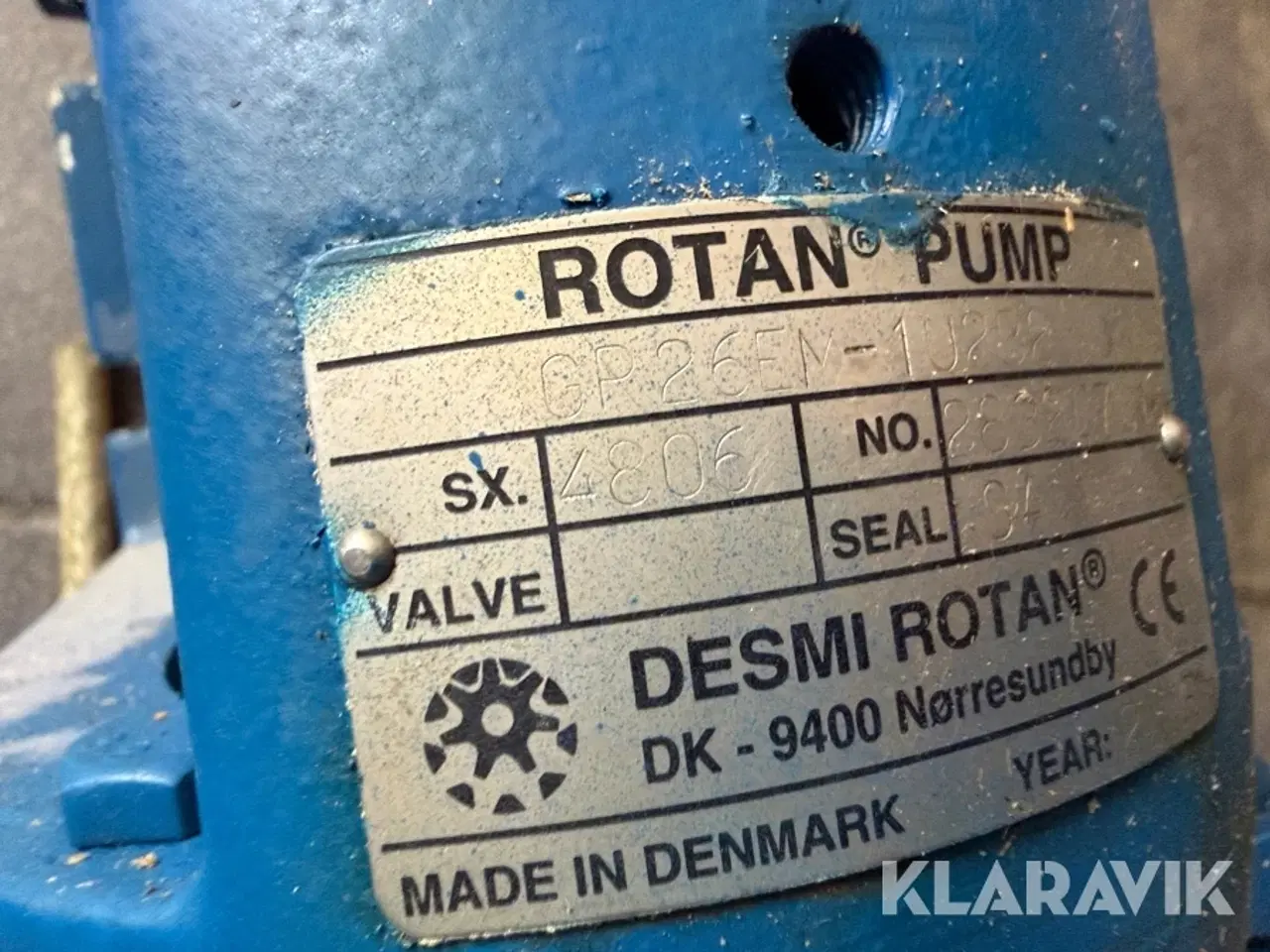 Billede 9 - Pumpe Desmi Rotan GP 26EMR-1U2B2 industri