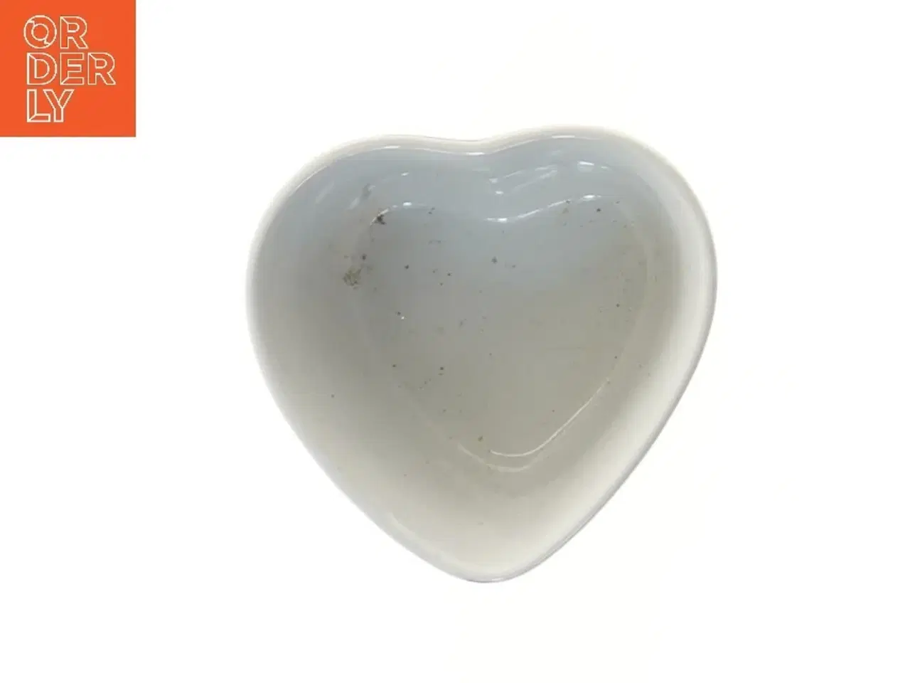 Billede 2 - Rød hjerteformet skål fra Elementz (str. Ø 11 cm)