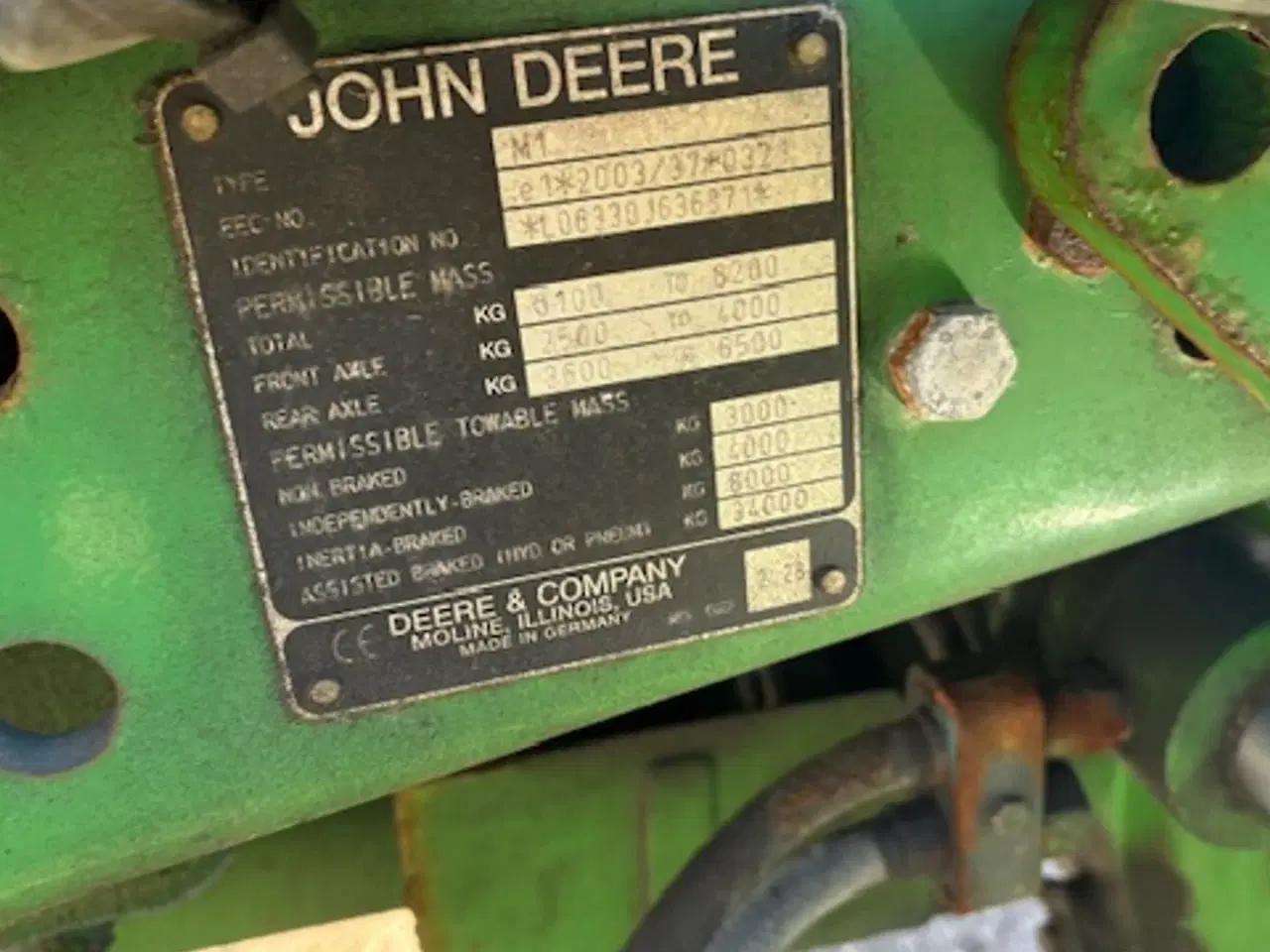 Billede 7 - John Deere 6330 FRONTLIFT, LUFTANLÆG