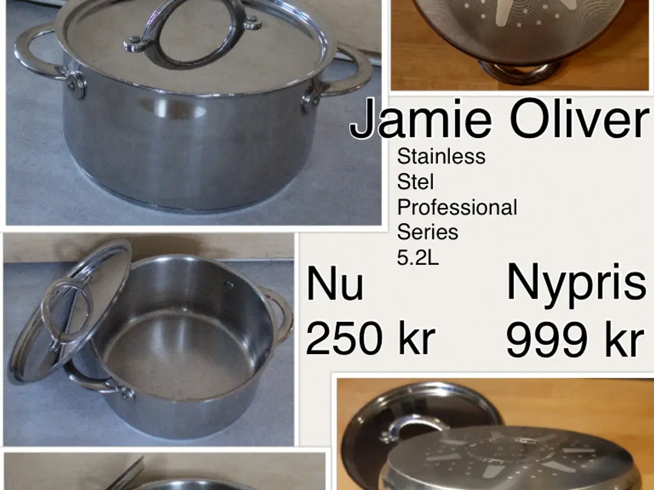 Billede 1 - Jamie Oliver 5.2 L gryde 