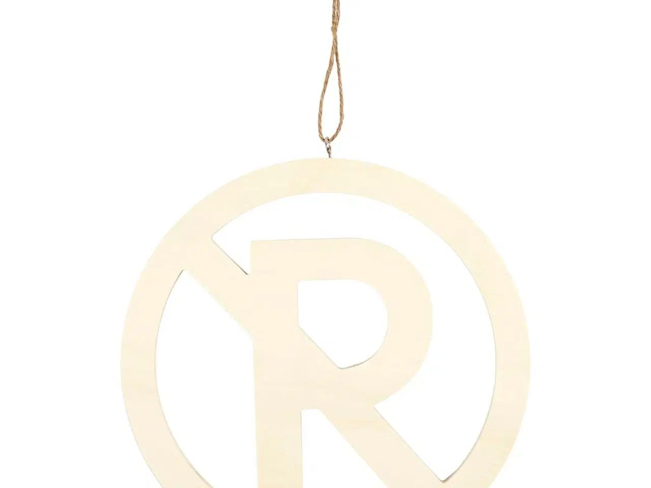 Billede 1 - Elegant Parkering Forbudt Skilt i Lyst Træ, 21,3 cm