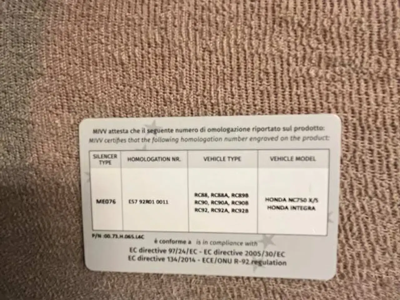 Billede 2 - Mivv Slip-On udstødning