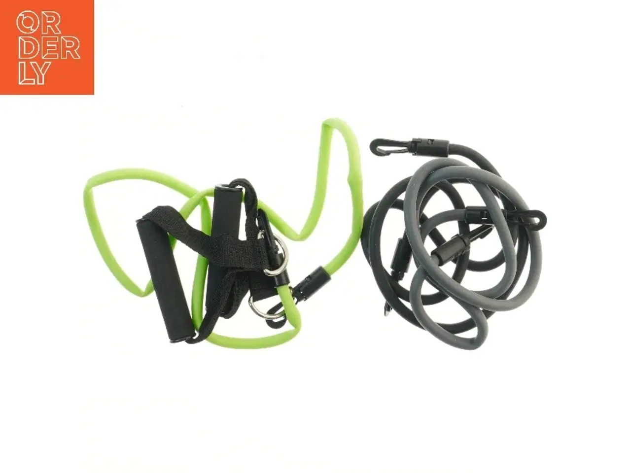 Billede 3 - Træningselastik sæt med håndtag (str. 152 cm)