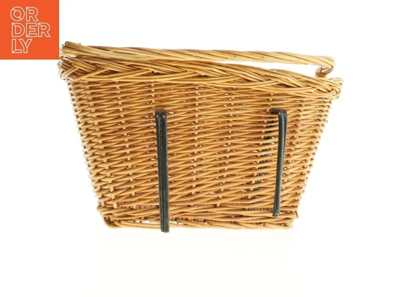 Billede 1 - Flet Cykelkurv med Håndtag (str. 40x25x30 cm)