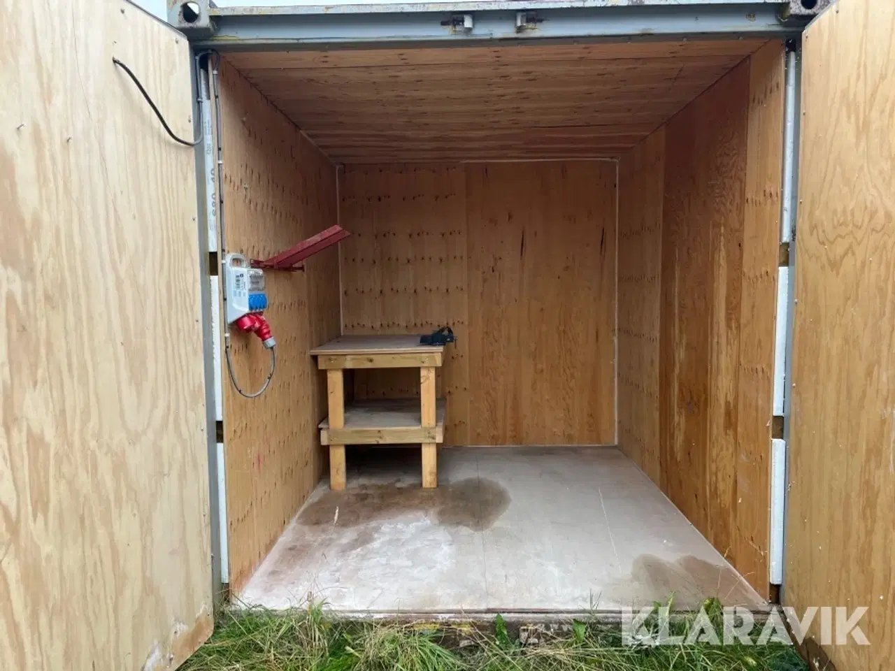 Billede 2 - Materialecontainer 10 fod isoleret