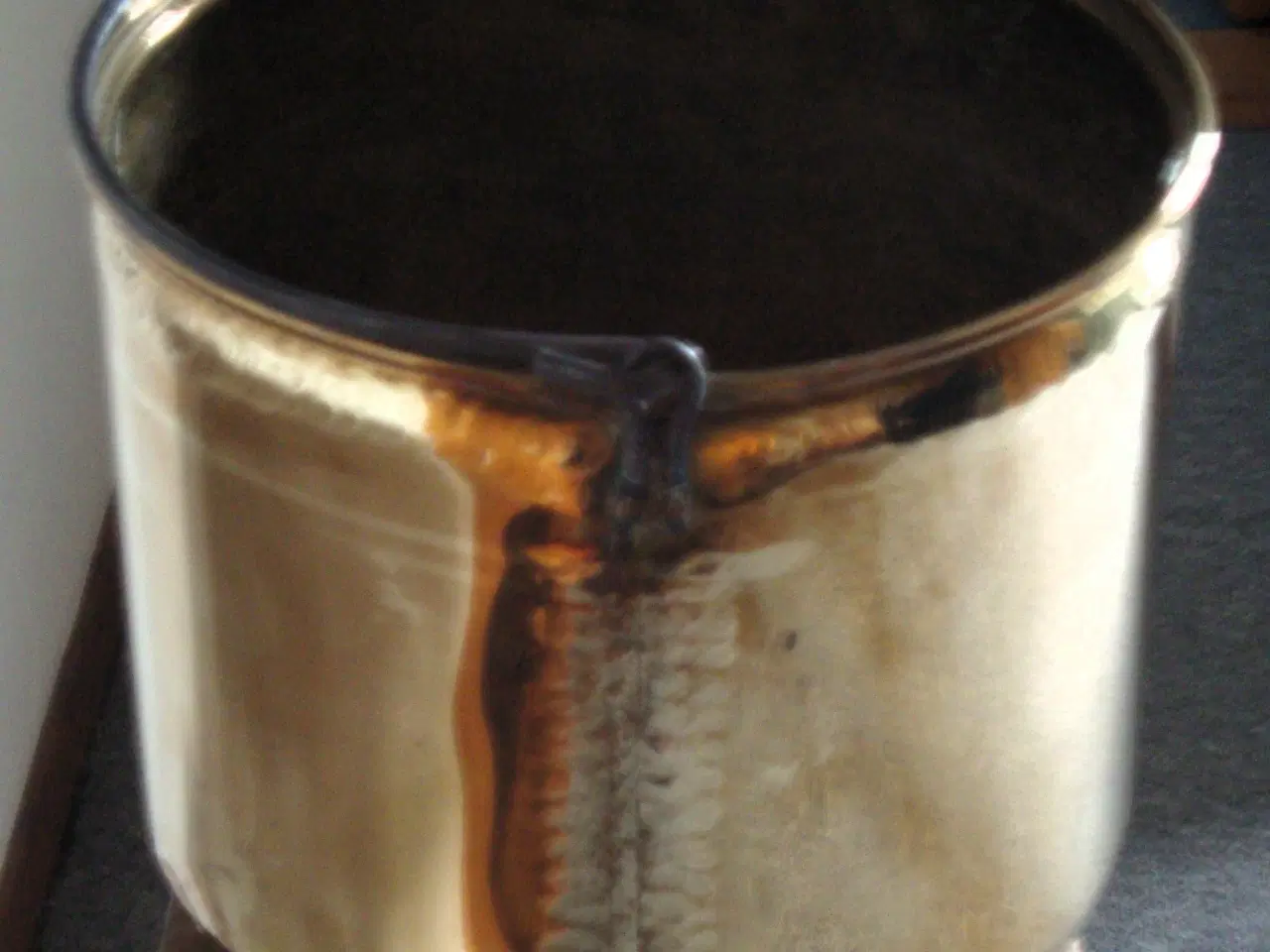 Billede 2 - Brændespand i messing