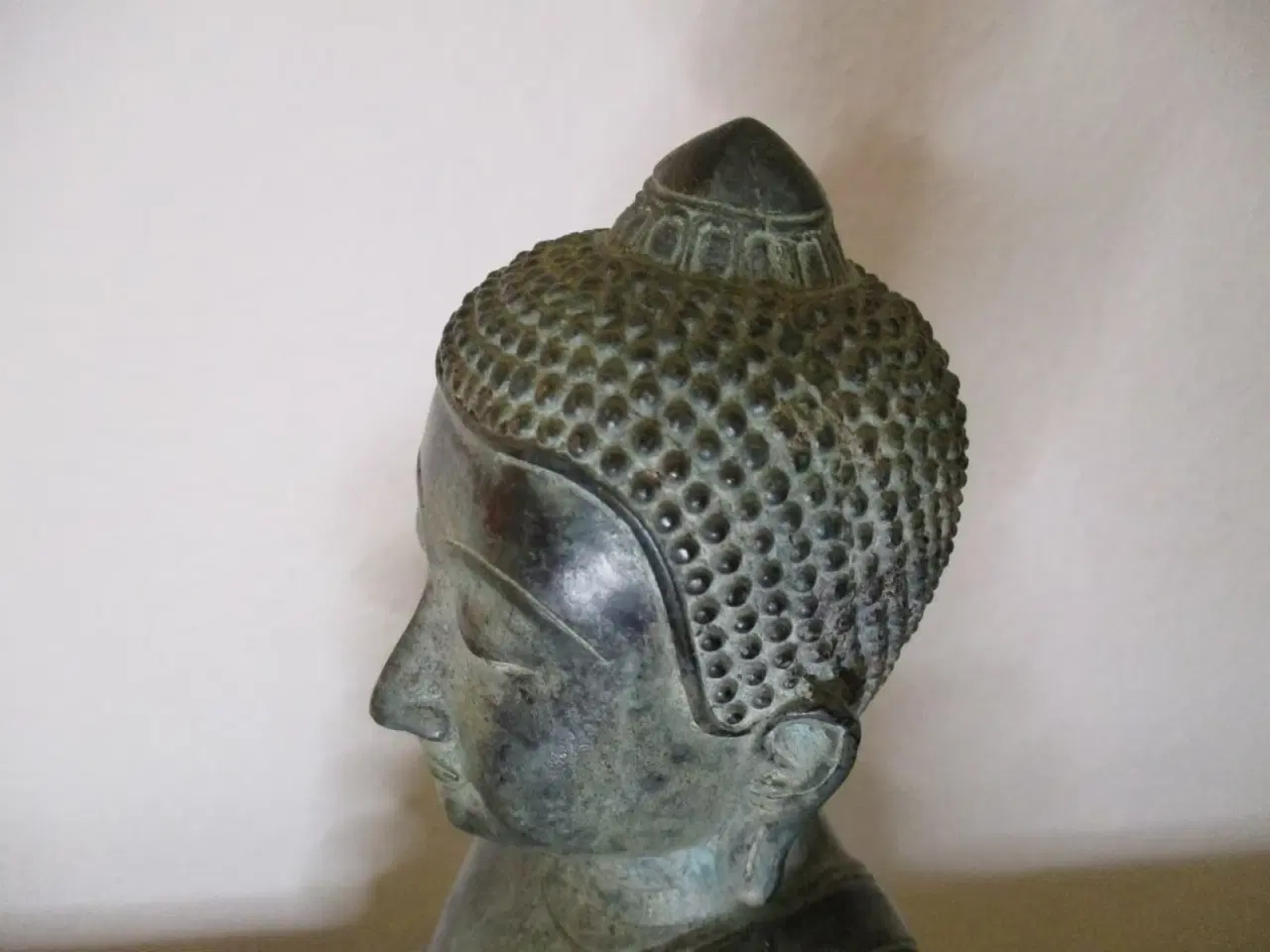 Billede 4 - Stor antik Buddha-statue - 44 cm - Thailand