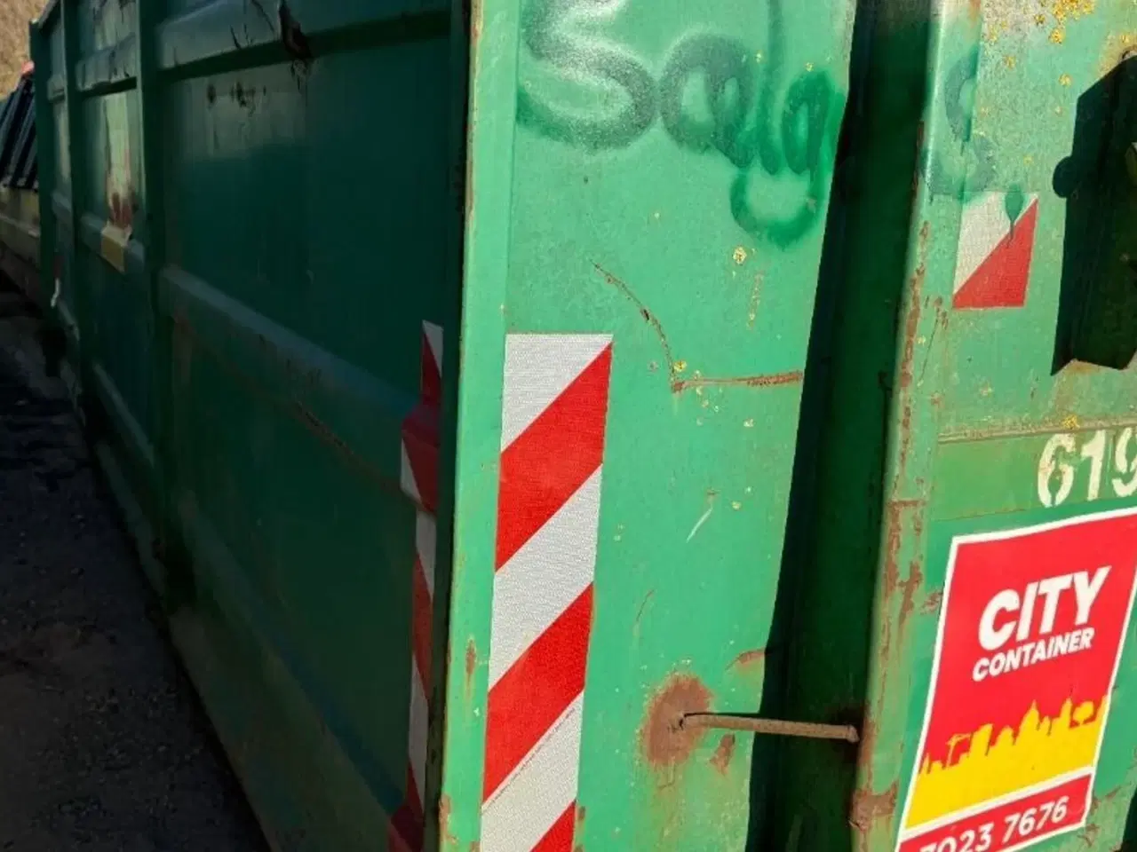 Billede 3 - x åben 19m3 container og 3 x lukket 20m3 containerkasser