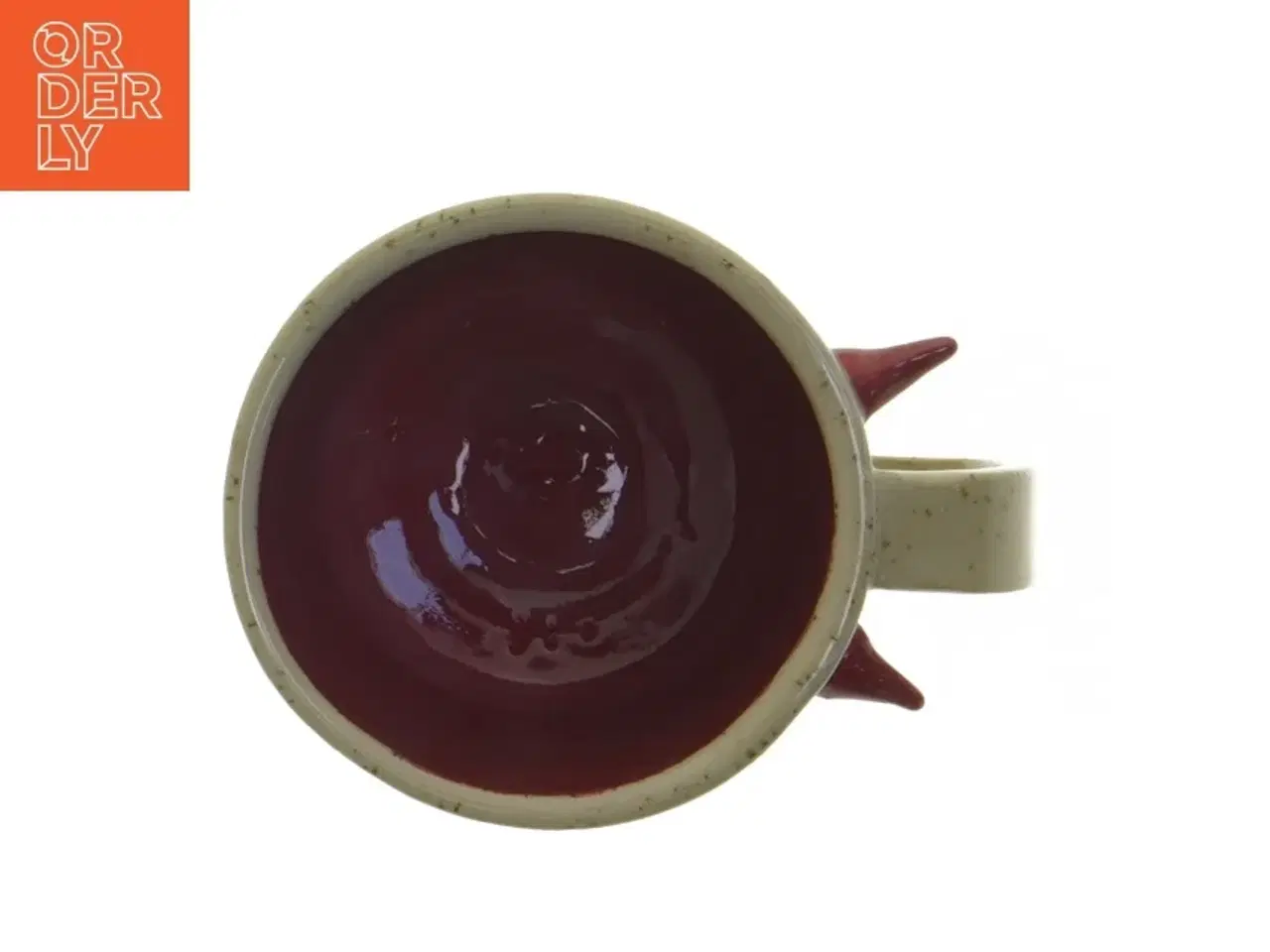 Billede 4 - Keramikkrus med &#39;Karate&#39; tekst (str. Ø. 8,5 cm. længde, 8,5 cm)