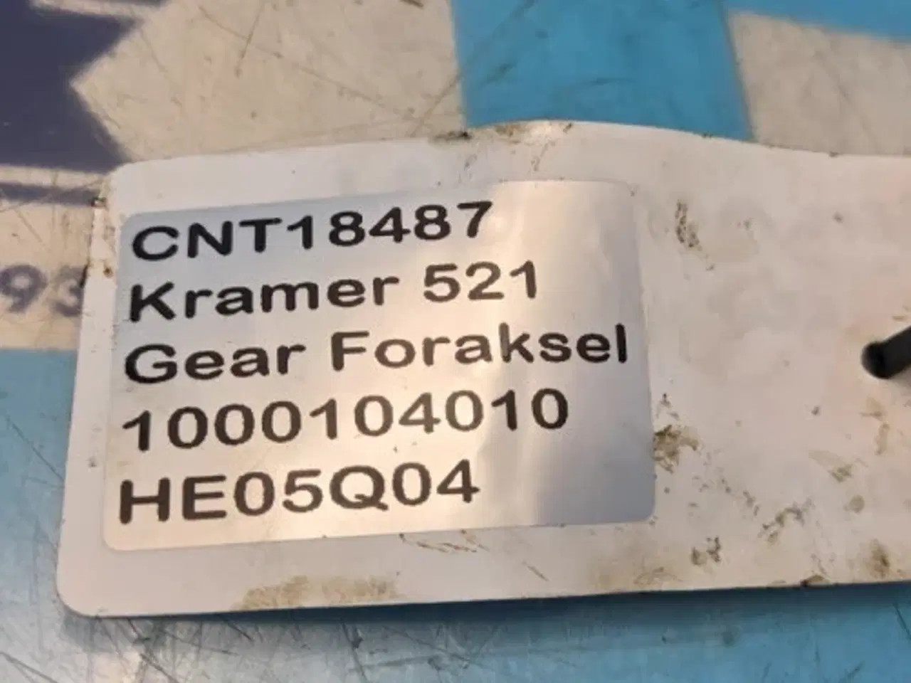 Billede 11 - Kramer 521 Gear Foraksel 1000104010