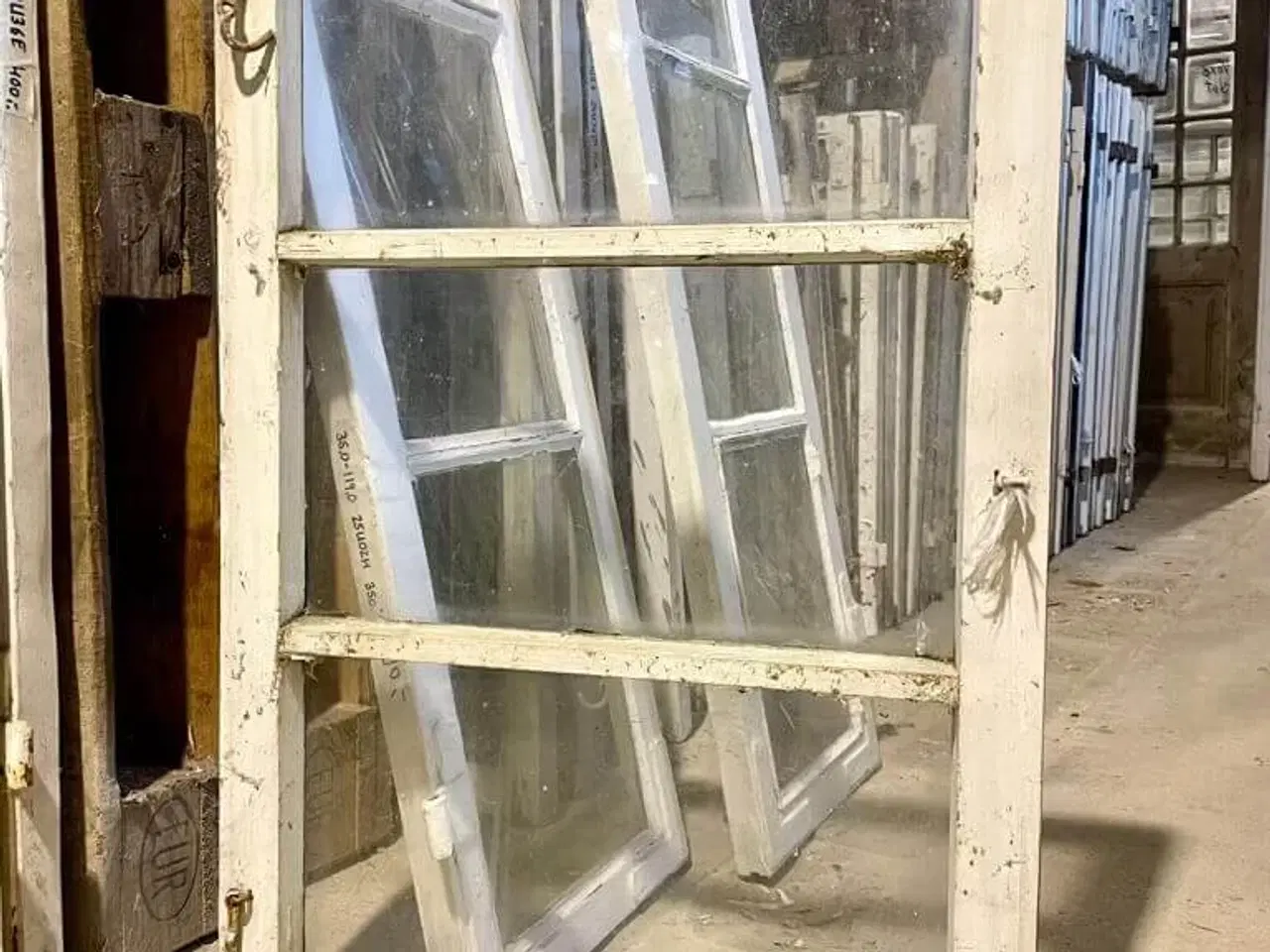 Billede 2 - Original 3-ruders vinduesramme