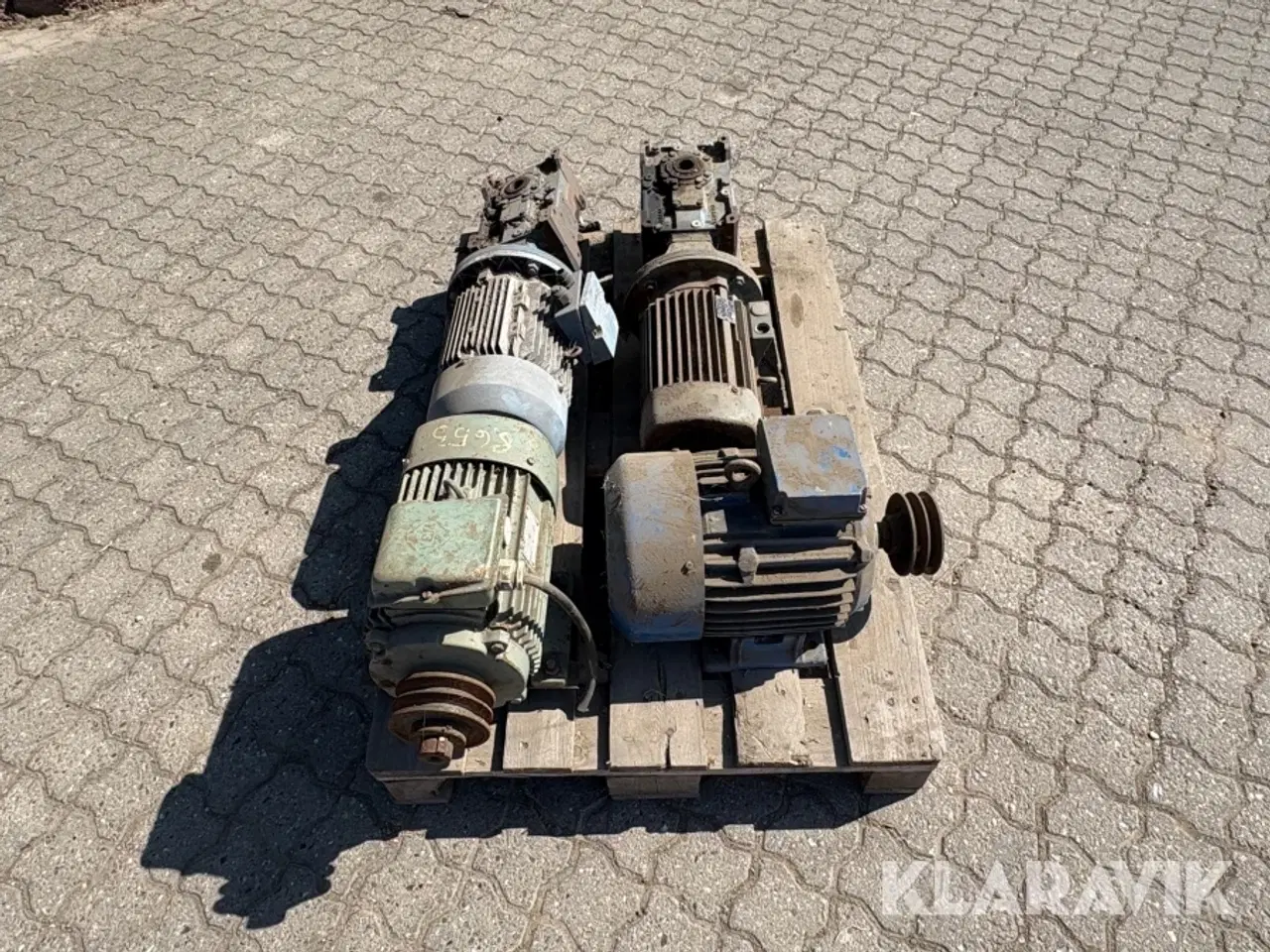 Billede 4 - Elmotor VEM med og uden gear 4 styk