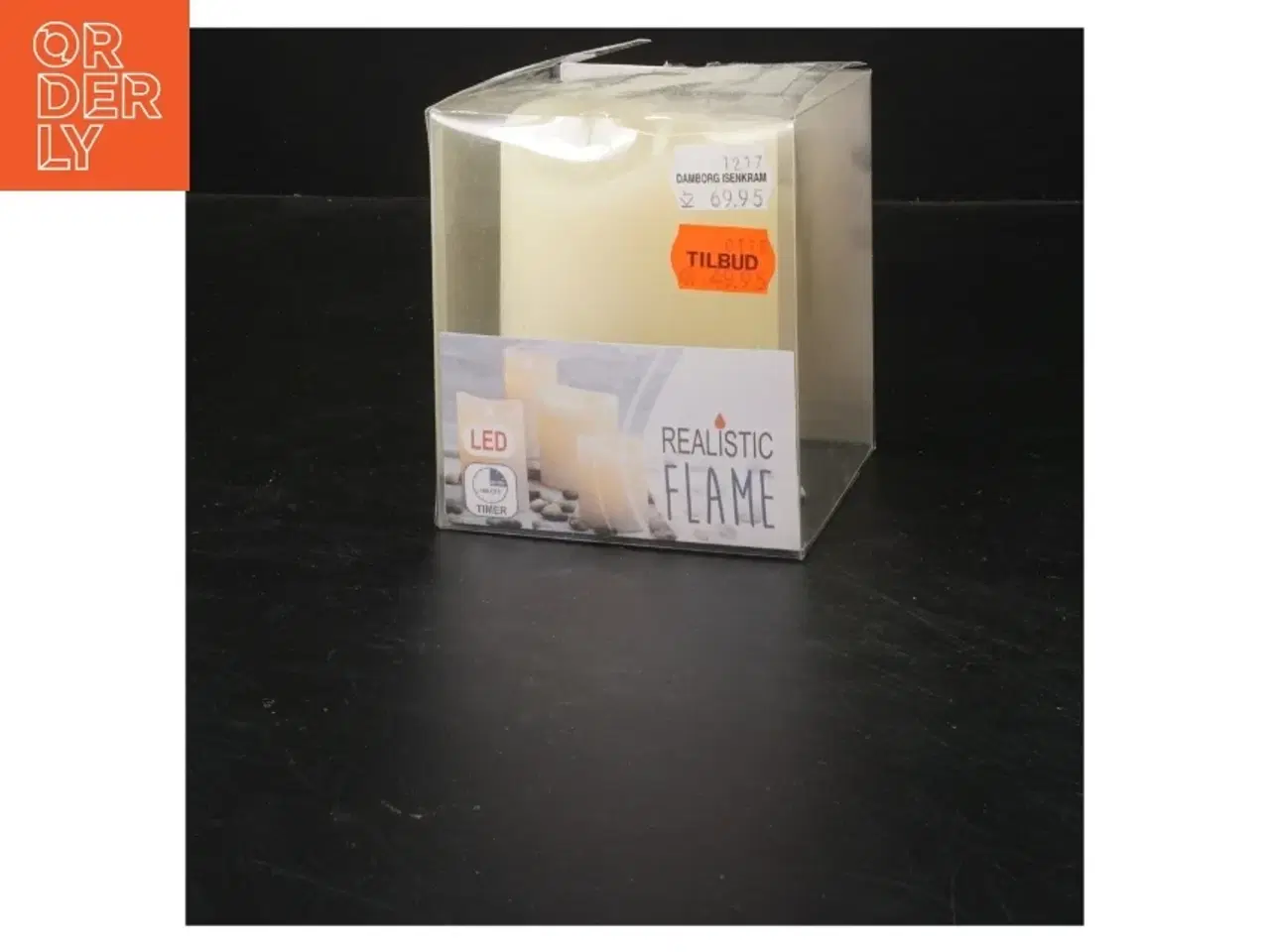 Billede 2 - LED stearinlys med timer fra Realistic Flame (str. 10x7,5 cm)