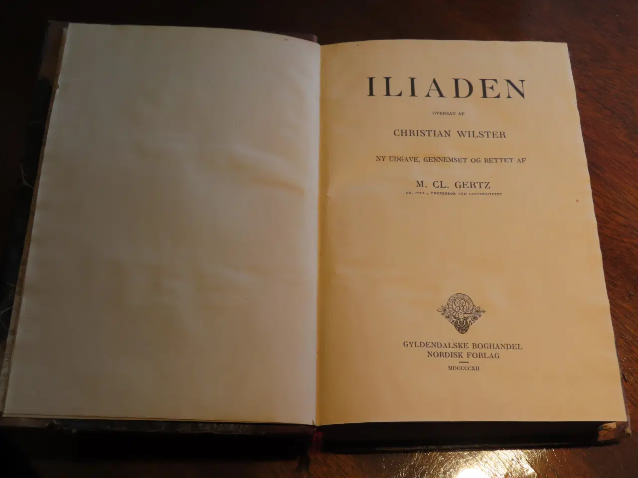 Billede 2 - Homers "Iliaden", oversat af Chr. Wilster