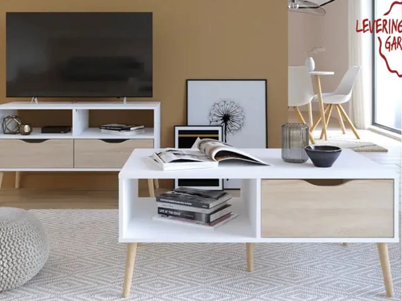 Billede 3 - Delta sofabord med skuffe