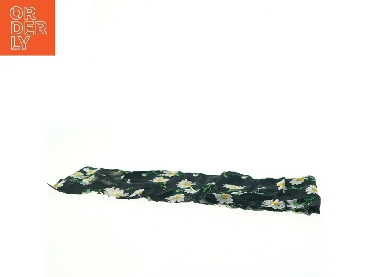 Billede 5 - Langt, blomstret tørklæde (str. 135. x 16 cm)