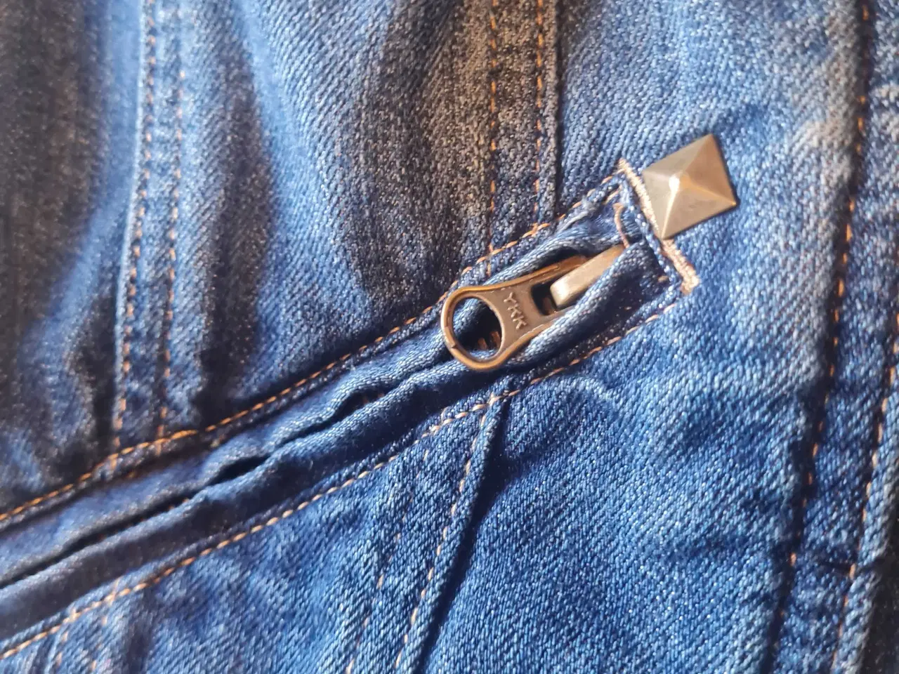 Billede 5 - Crizpy by Zhenzi str L 50-52 denim kort jakke