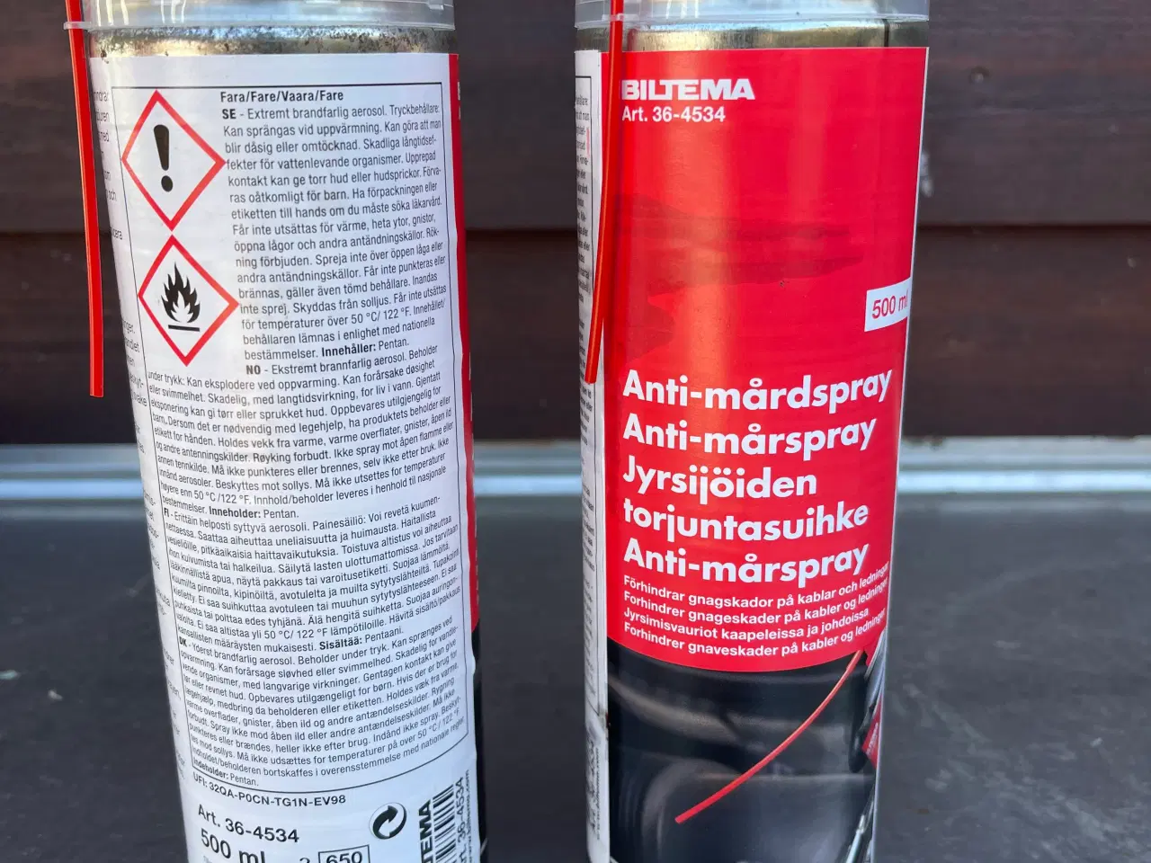 Billede 1 - Mårspray 2 dåser a 500ml