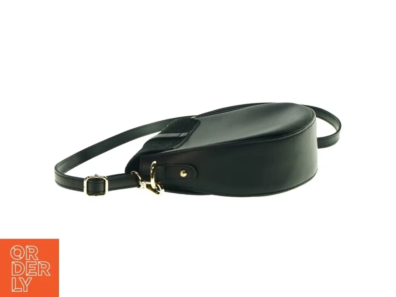 Billede 4 - Lædertaske med skulderrem (str. 20 x 20cm), meget fin stand