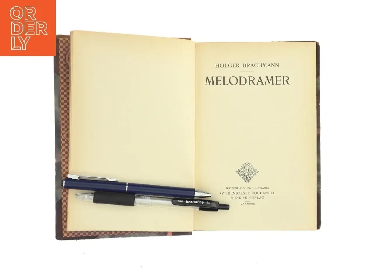 Billede 2 - Bog: Melodramer af Holger Drachmann fra Gyldendalske Boghandel Nordisk Forlag af Holger Drachmann (Bog)