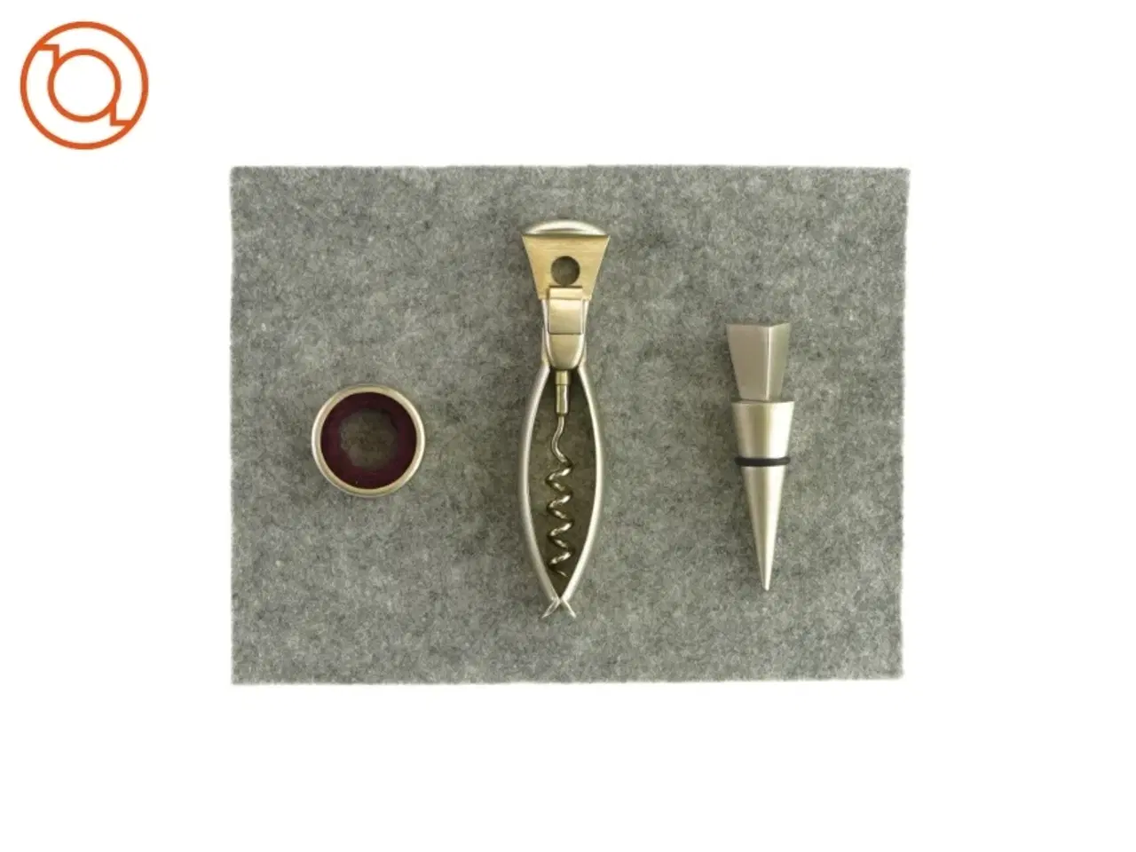 Billede 2 - Vinoptrækker sæt med vinoptrækker, prop og ring i æske