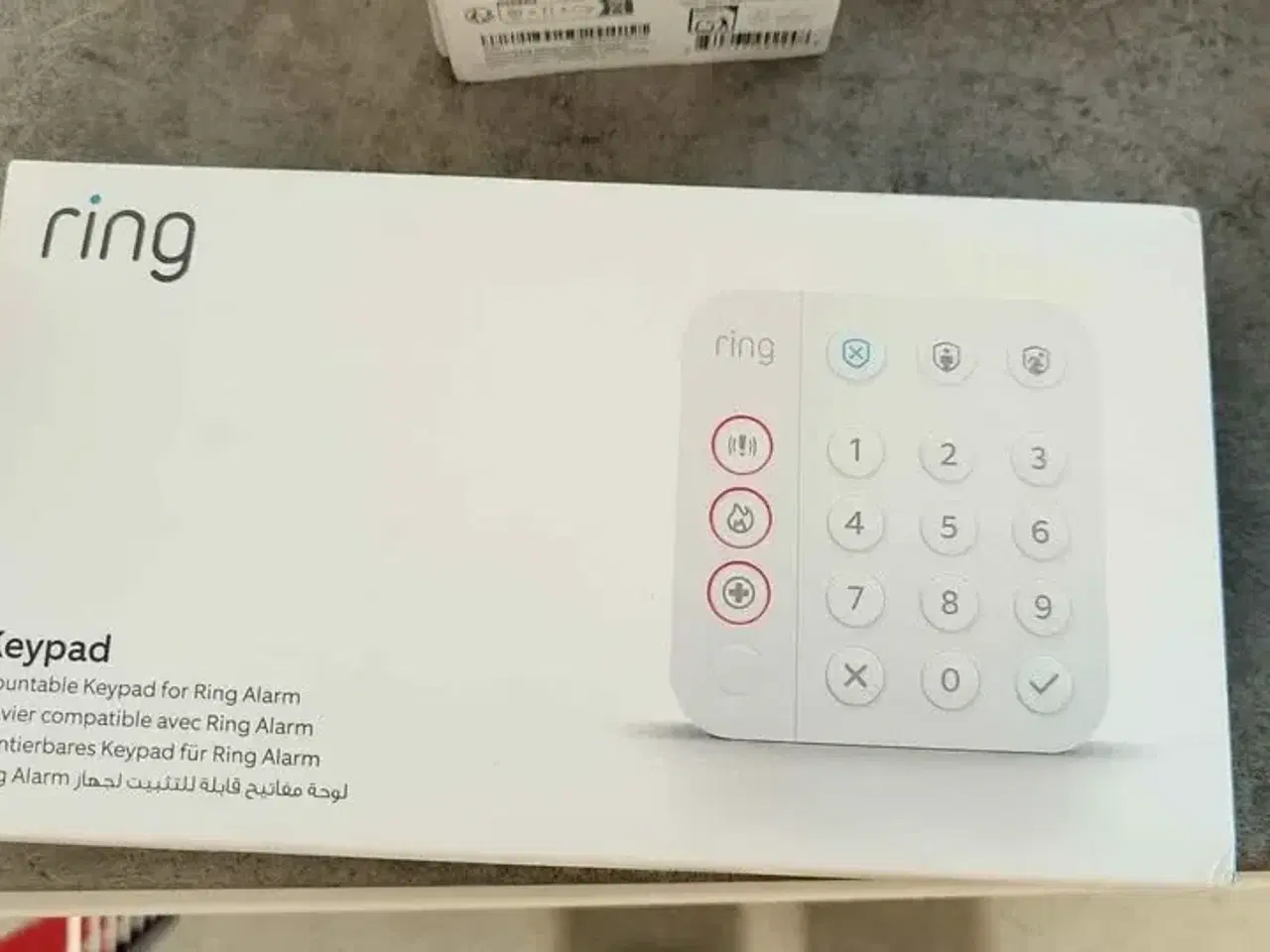 Billede 1 - (nyt) Ring Keypad / panel / alarmpanel