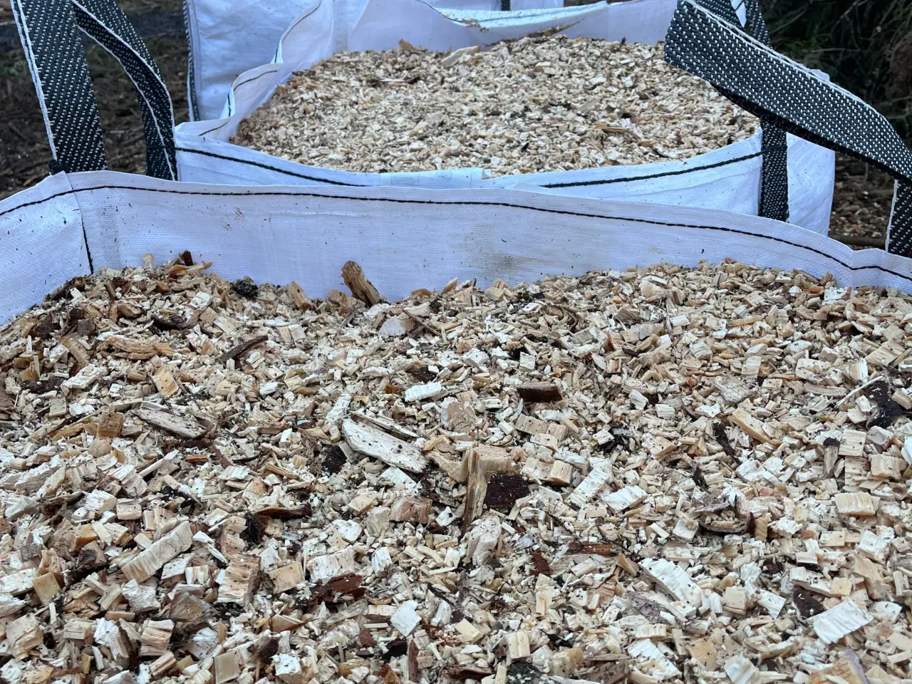Billede 4 - Træflis i 1 m3 sæk