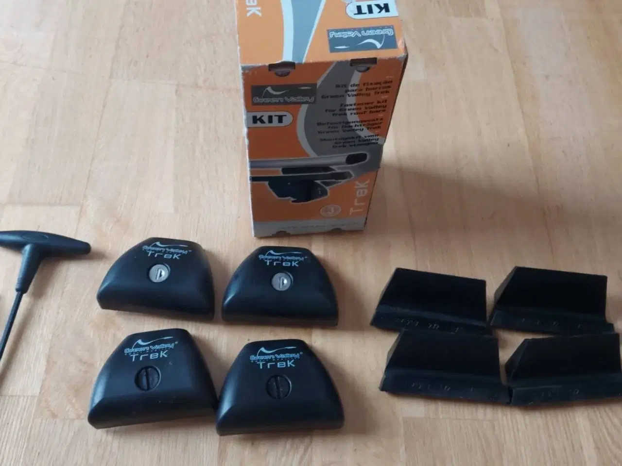 Billede 2 - Green Valley Trek alu tagbøjler med monteringskit