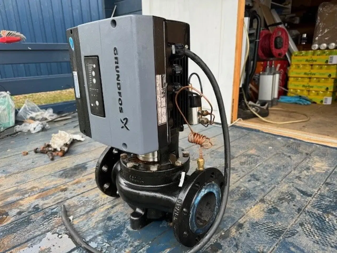 Billede 1 - Grundfos pumpe med frekvensstyring