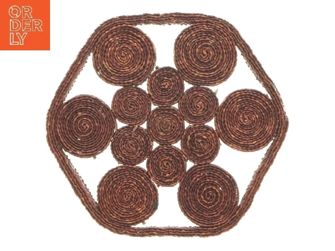 Billede 1 - Retro flettet bordskåner (str. Ø 19 cm)