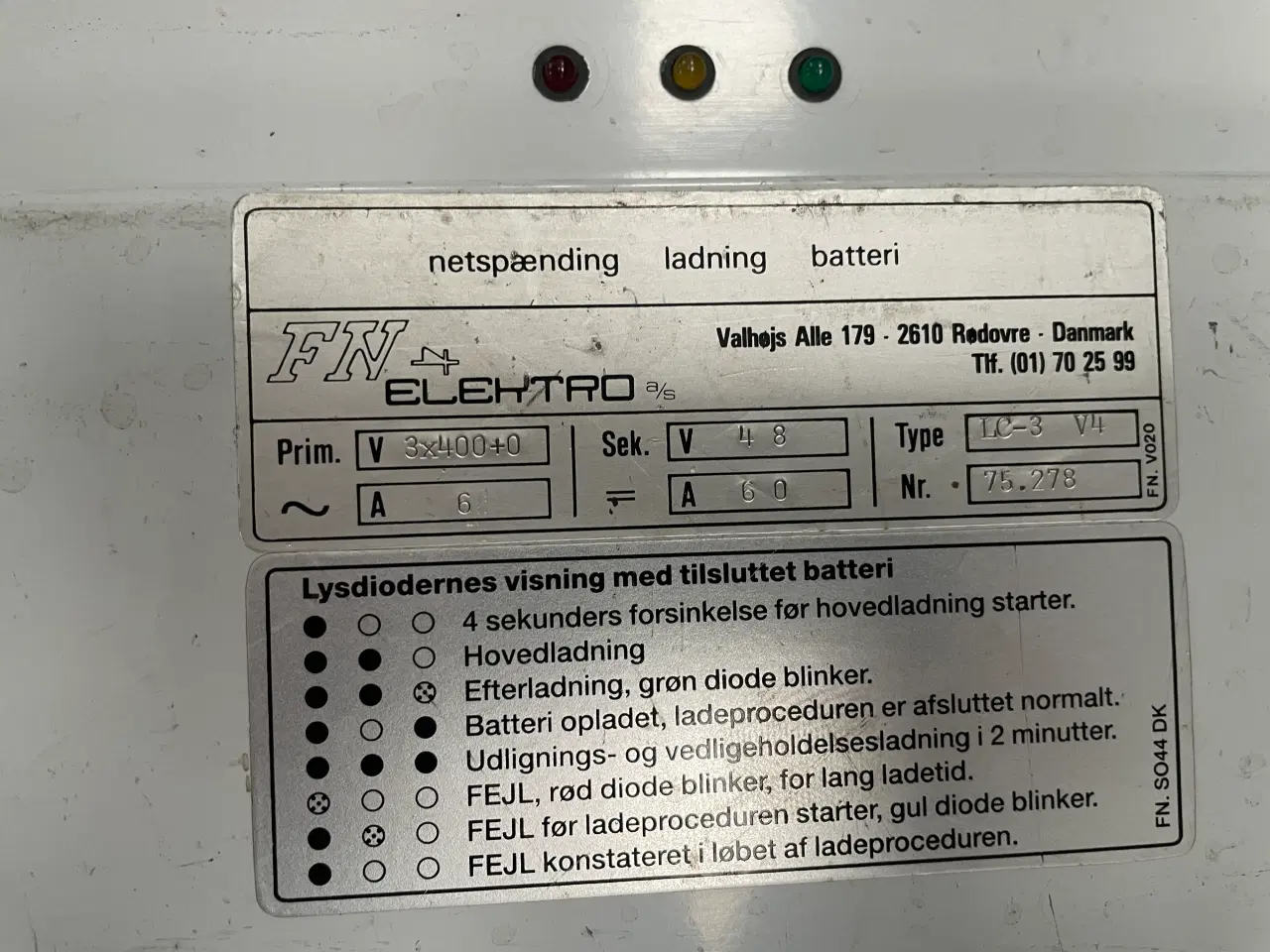 Billede 5 - F. N. Lader 24 / 48 volt