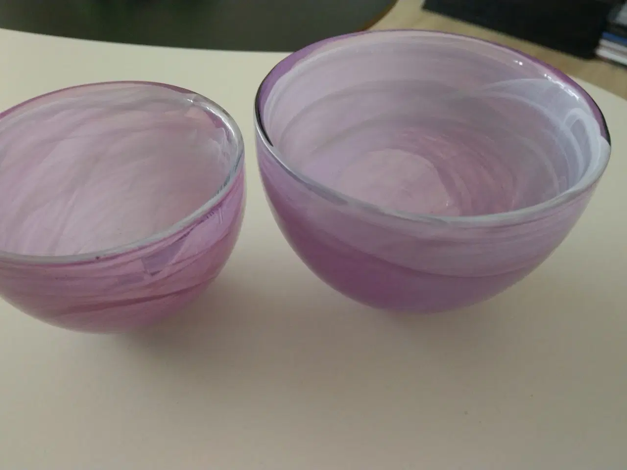 Billede 1 - 2 glasskåle 