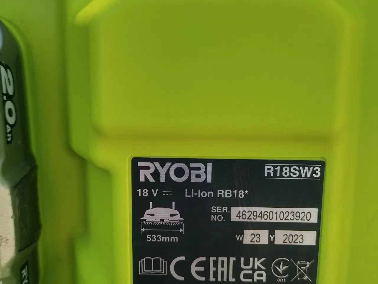Billede 3 - Ryobi fejemaskine