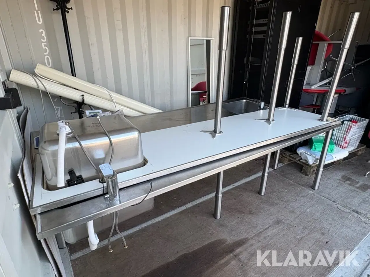 Billede 9 - Industriborde med vask - 4 styk