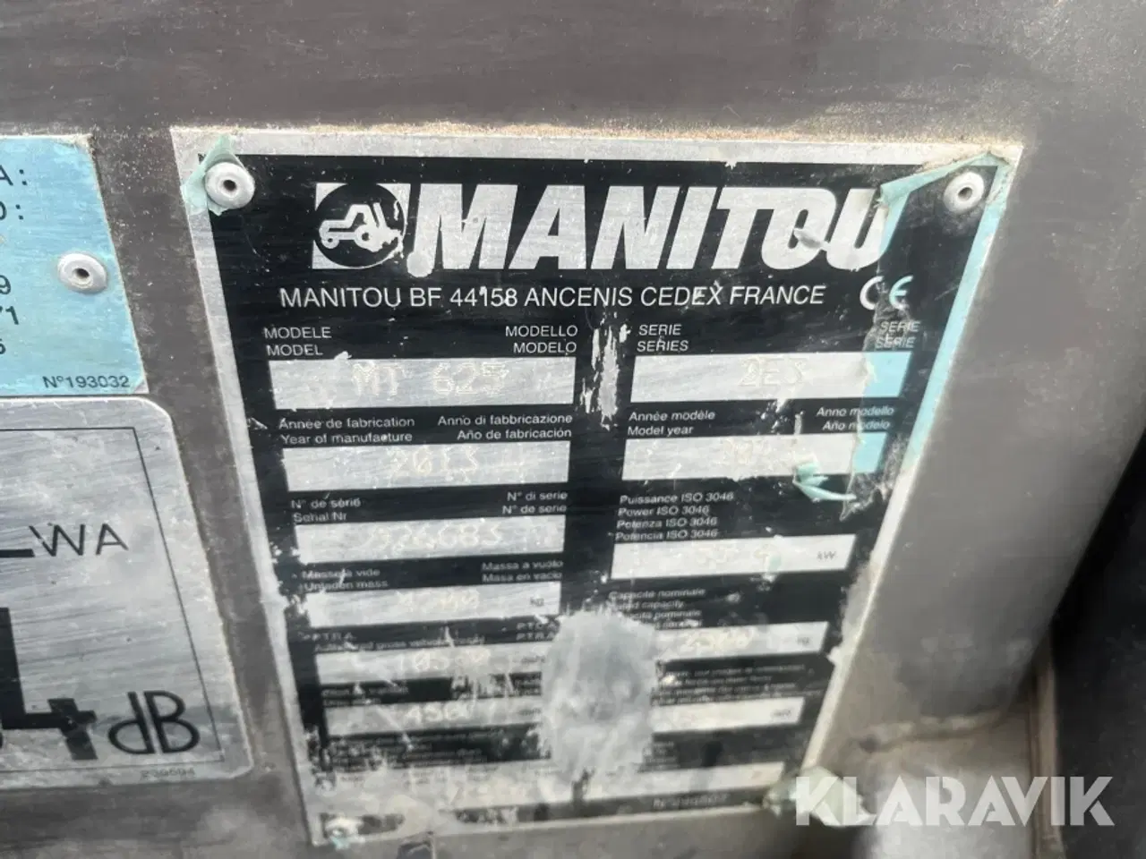 Billede 7 - Teleskoplæsser Manitou MT625Turbo