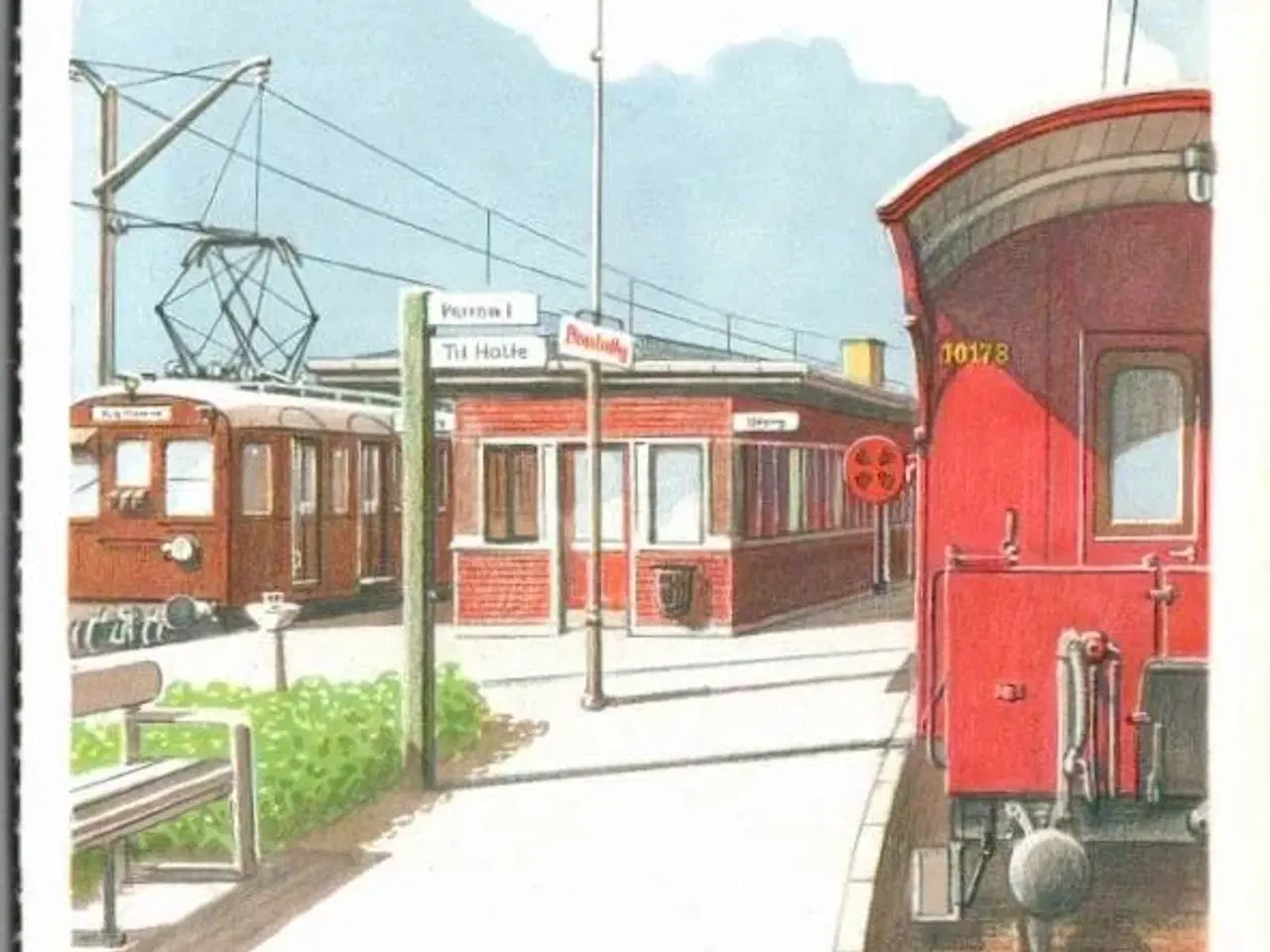 Billede 1 - Fra S Banens første år - Ubrugt