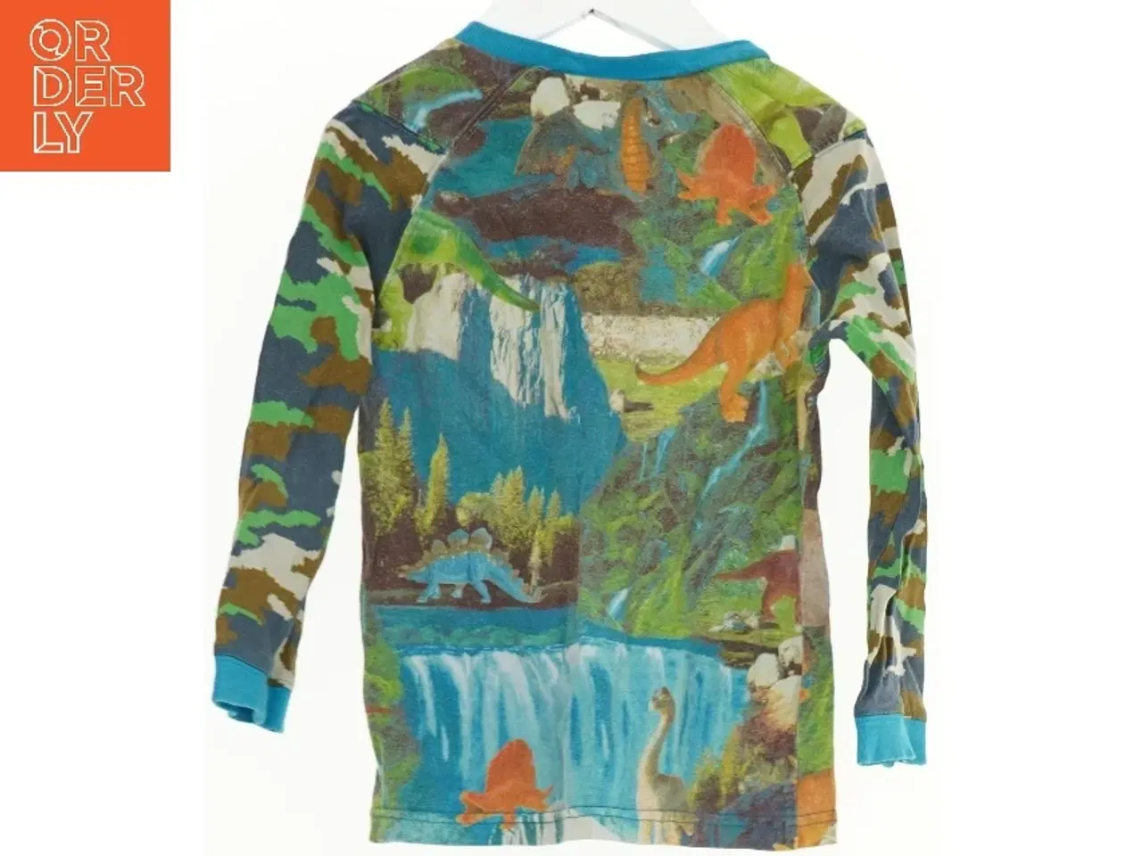 Billede 2 - Langærmet bluse med dinosaur print fra Molo (str. 104)